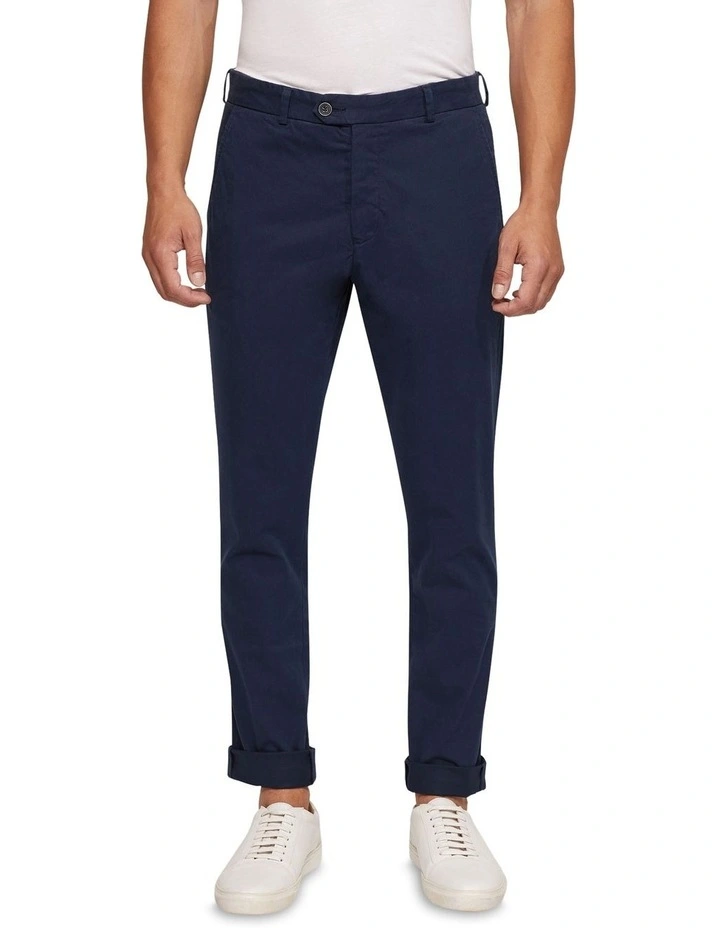 Luka Stretch Casual Pants in Blue