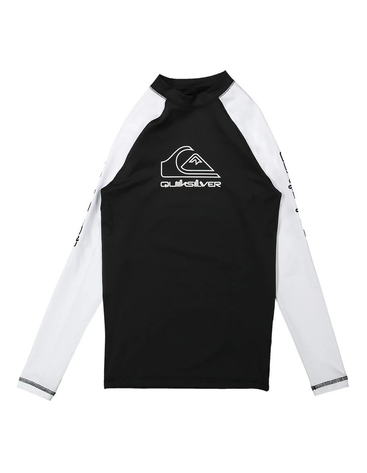 On Tour Long Sleeve UPF 50 Rash Vest in Black
