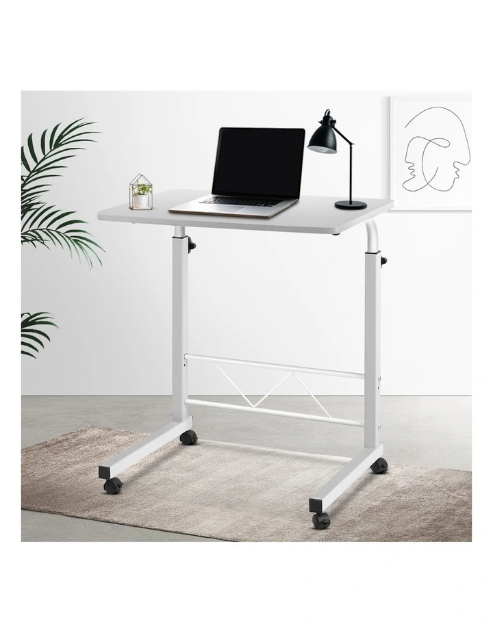 Artiss Laptop Desk Table Adjustable 60CM in White