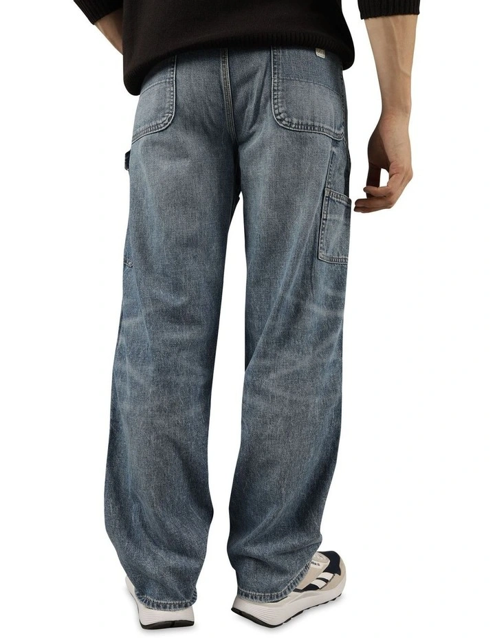 Athletic Loose Fit Carpenter Jean in Rustic Blue