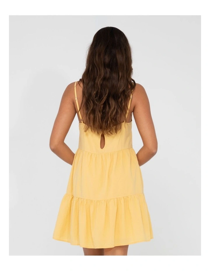 Heather Slip Dress in Yellow