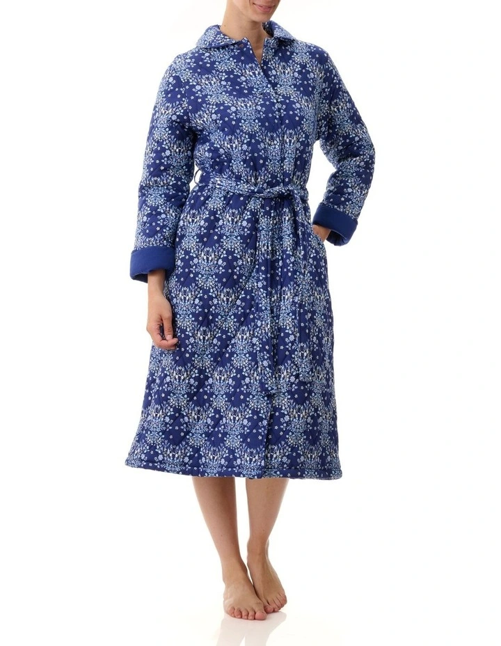 Mid Length Quilt Gown in Multi