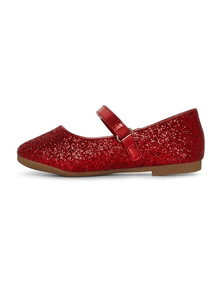 Coco Glitter Shoes in Red