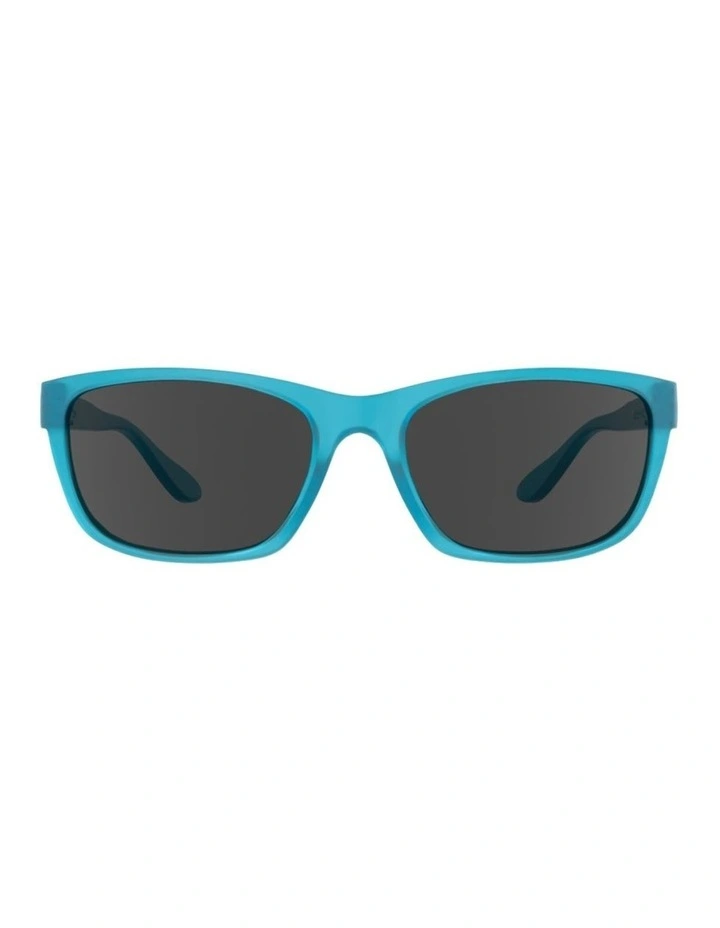 Azure blue Sunglasses with Polarised grey lenses