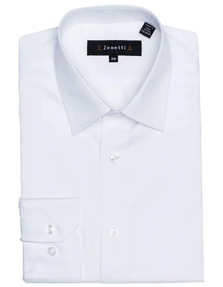 Zenetti Tailored Dress Shirt in White