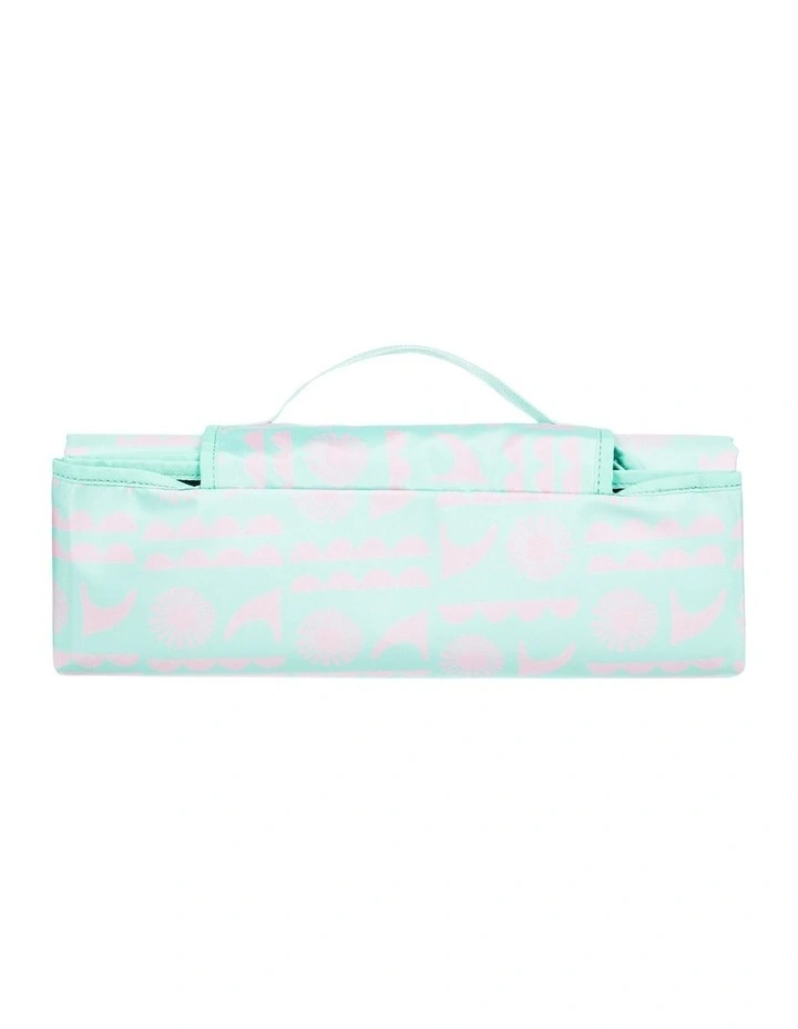 Spring Bouquet Picnic Mat in Aruba Blue Surf Saavy Big
