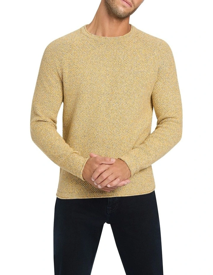 Jack Melange Knit in Mustard/Multi