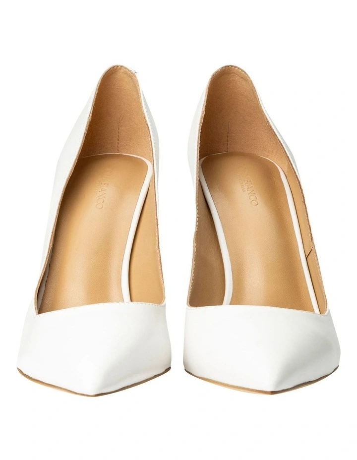 Anja Milk Capretto Heels