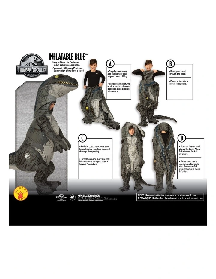 Velociraptor Inflatable Costume