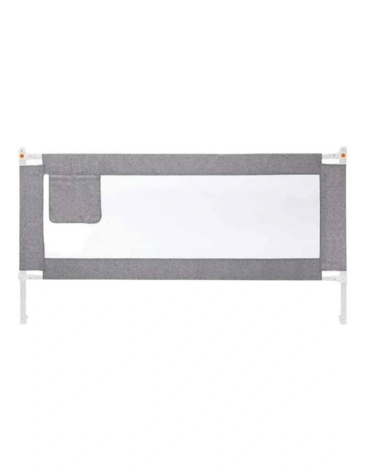 Height Adjustable Folding Safety Bed Rail 180x90cm in Grey