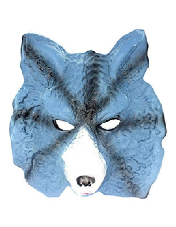 Animal Head Face Mask in Wolf