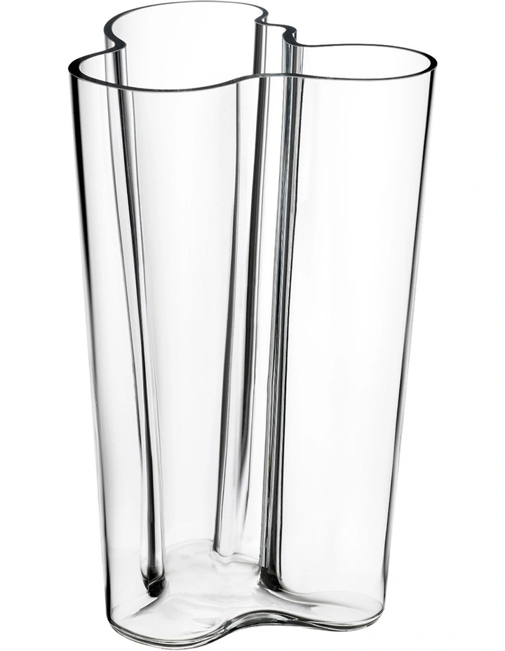 Alvar Aalto 25.1cm Glass Vase Clear