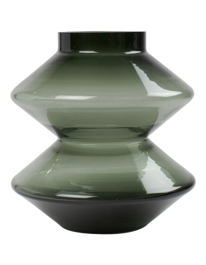Asher Vase 20x22cm in Smoke Green