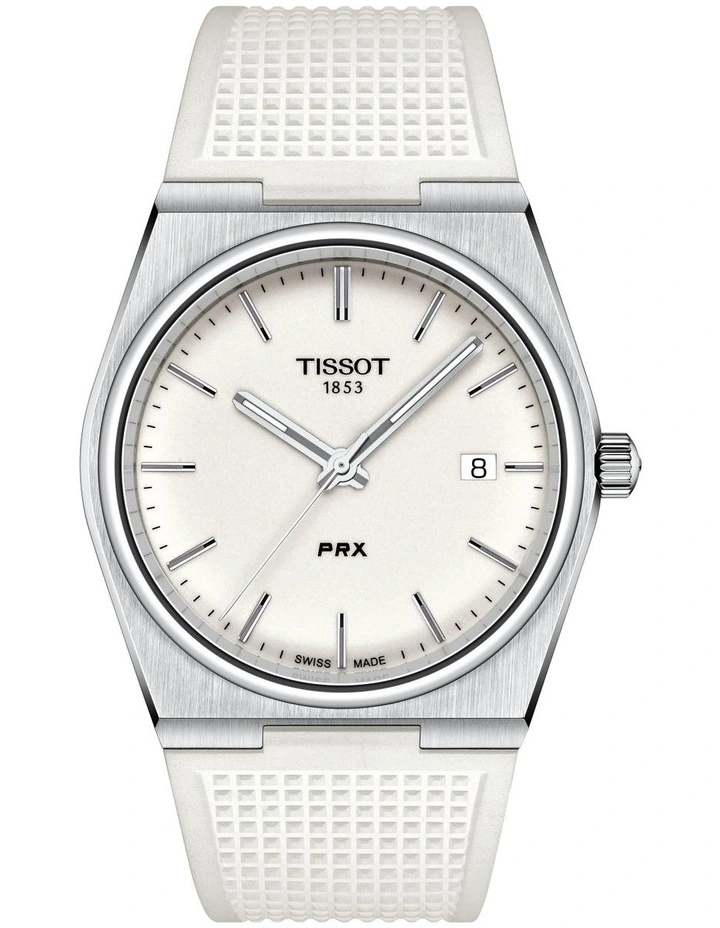 PRX T1374101701100 Watch in White Rubber