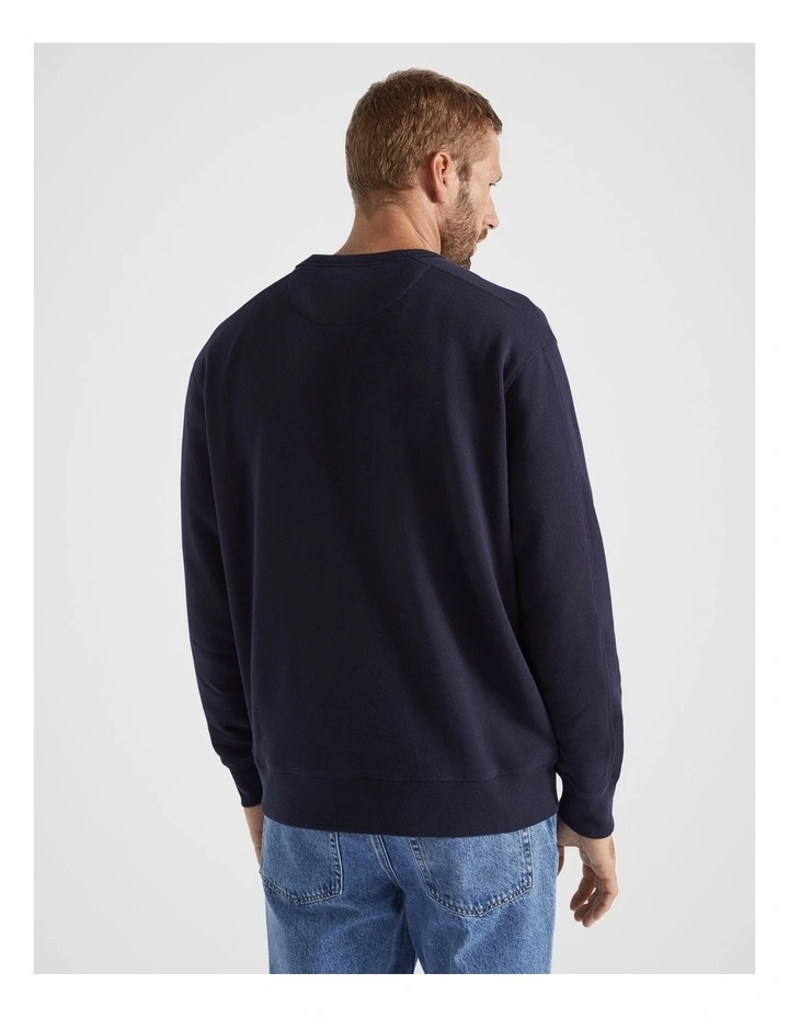 Crewneck Sweatshirt in Midnight Blue