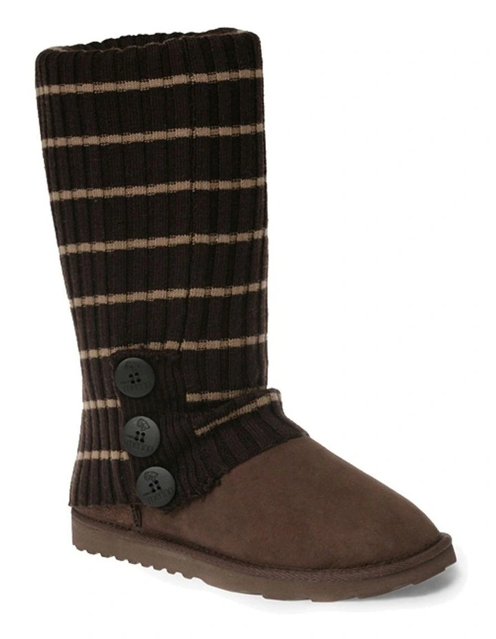 Ugg Cardy Socks in Chocolate/Chestnut Thin
