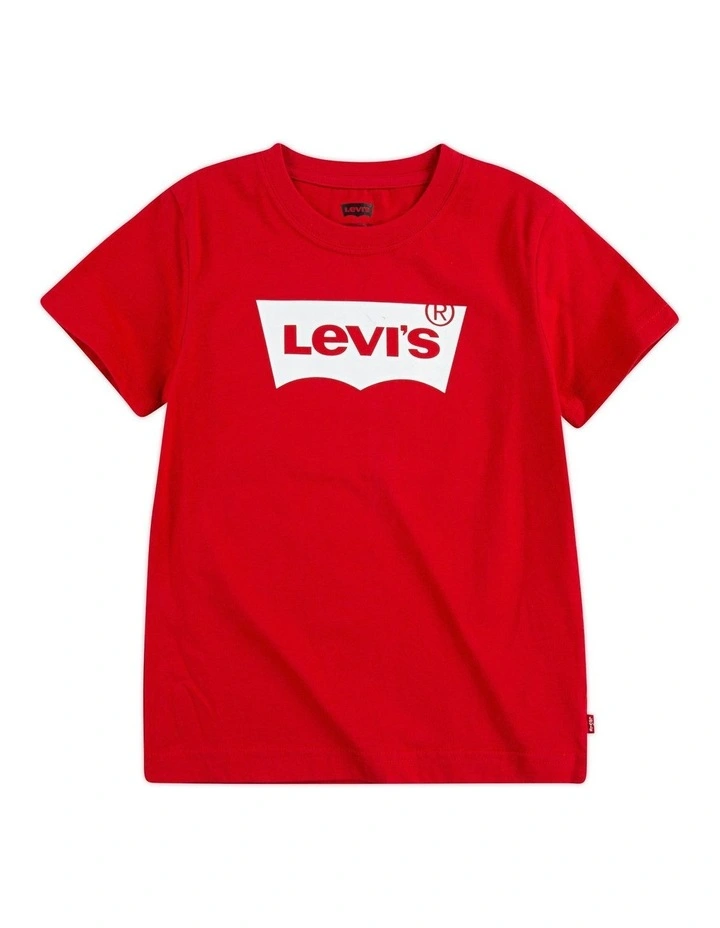 Batwing Tee in Super Red