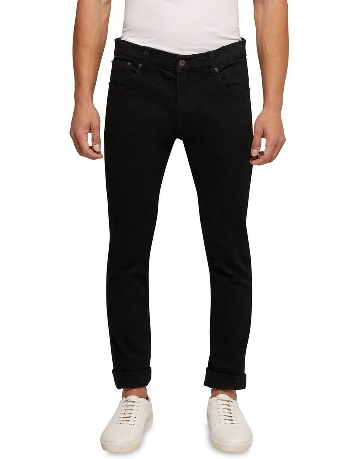 Leo Overdyed Jeans in Black