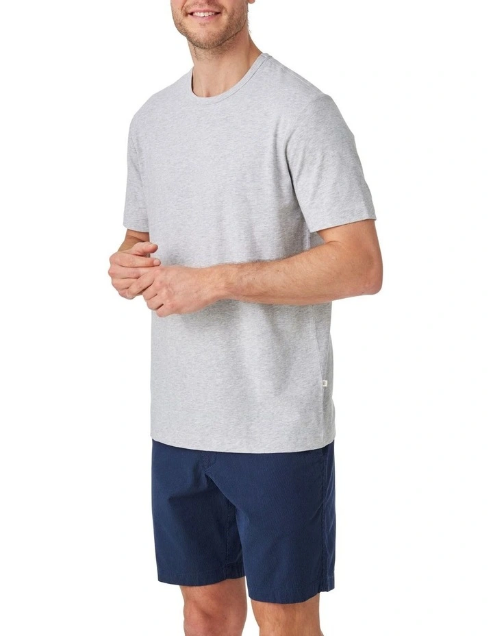 Pima Cotton Tee in Grey