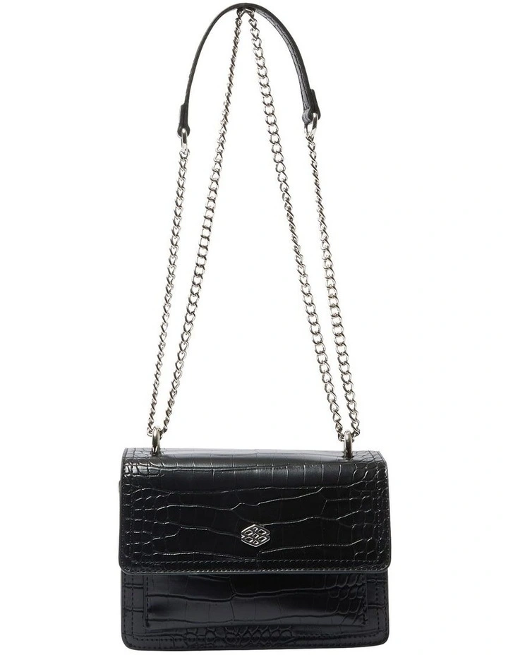 H-Jacki Bag in Black Croc