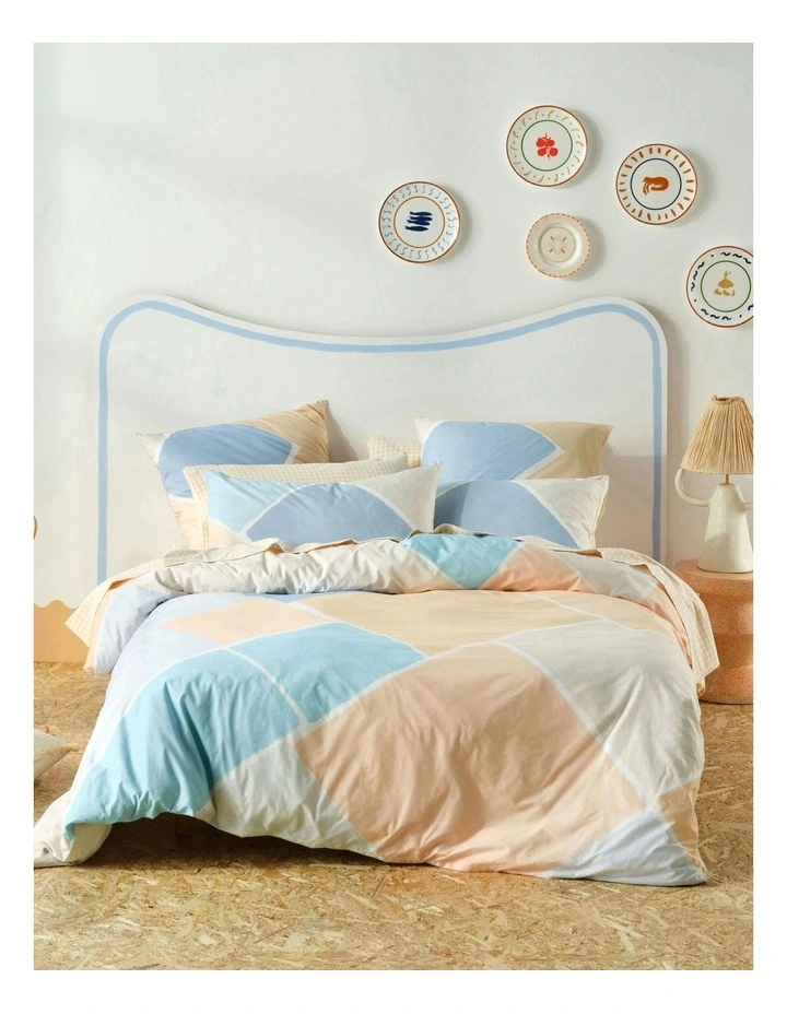 Orissa Quilt Cover Set in Blue