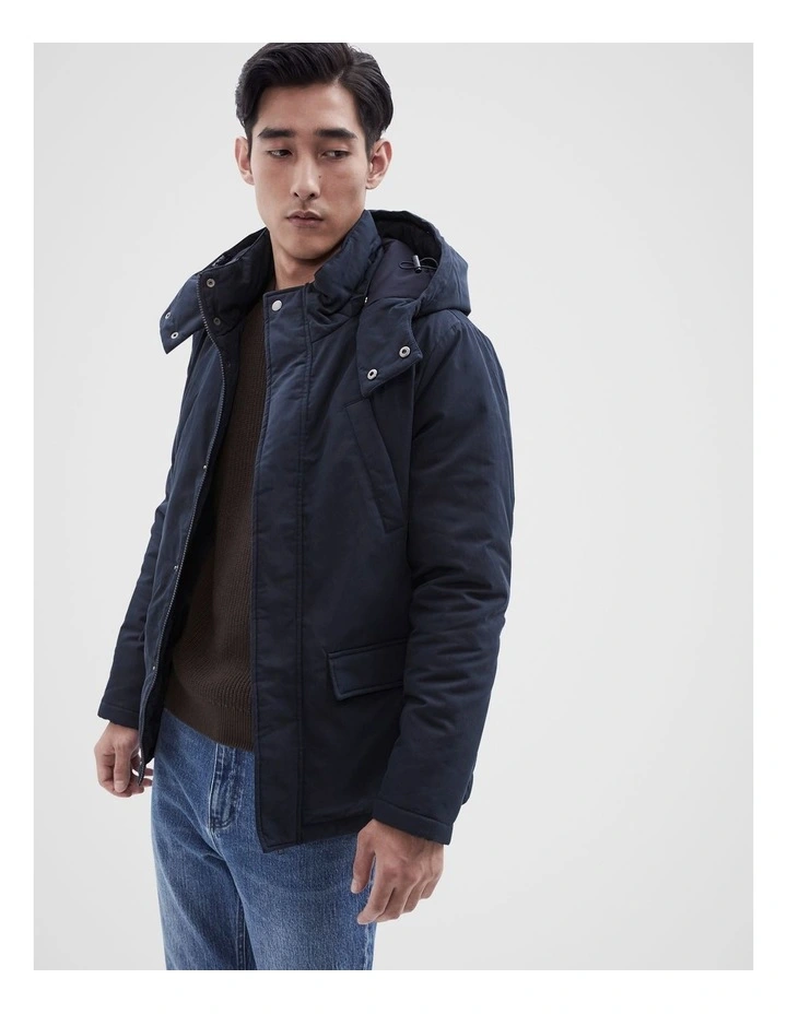 Everyday Parka Jacket in Navy
