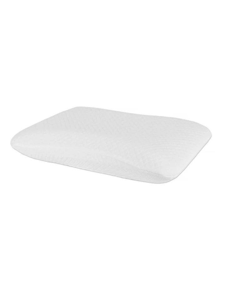 Premium Cool Gel Neck Relief Memory Foam Pillow in White