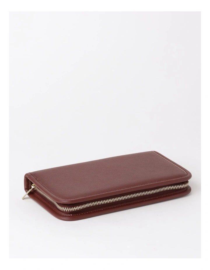 Travel Wallet Jewel Box in Chocolate