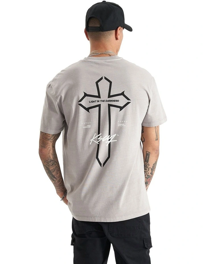 Alpheus Relaxed Tee in Pigment Paloma