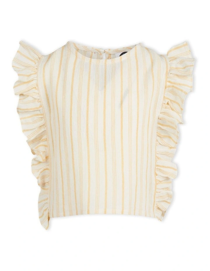 Lemon Drop Top (3-7 Years) in Stripe