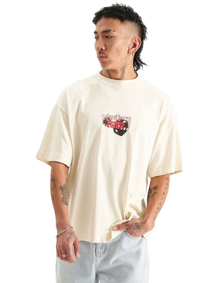 Luck Street Fit Tee in Tofu