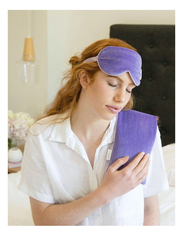 Luxe Velvet Eye Mask in Iris