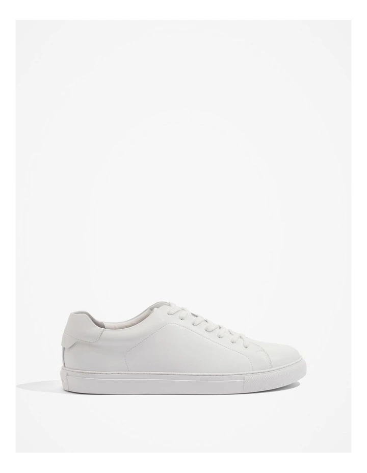 Leather Sneaker in White