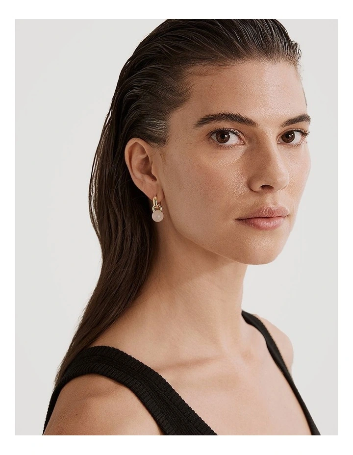 Amelie Drop Earring in Blush
