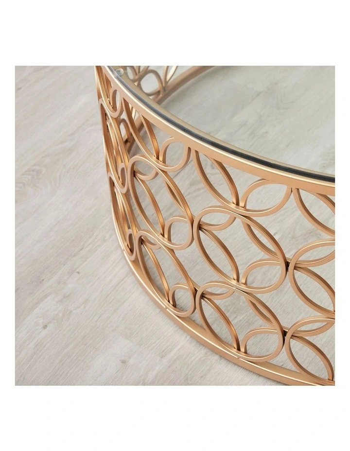 Cody Coffee Table in Gold