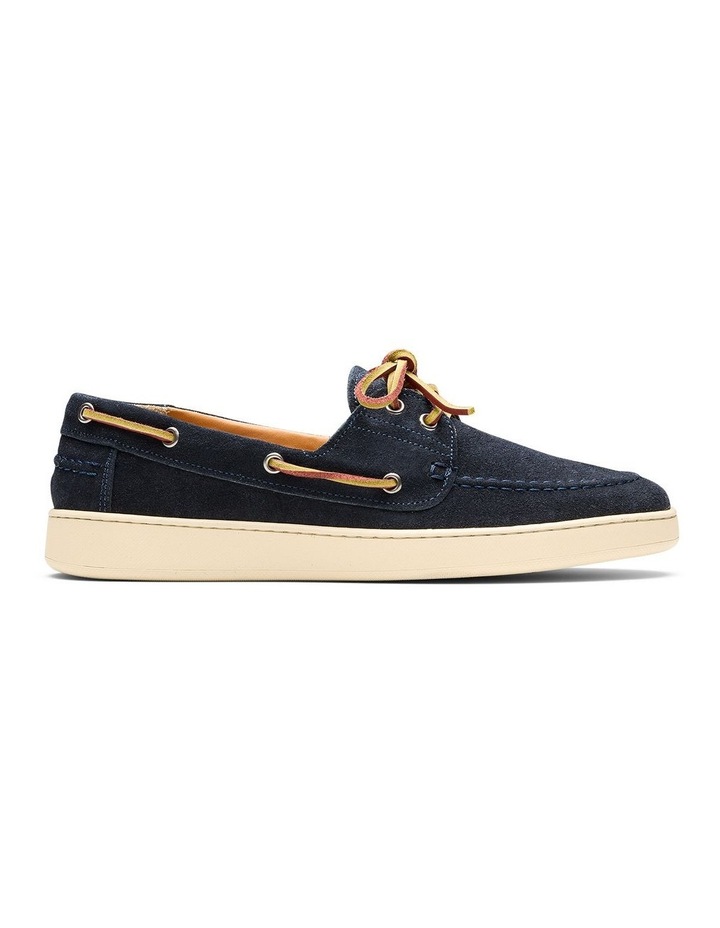 Sol Suede Boat Shoes in Navy
