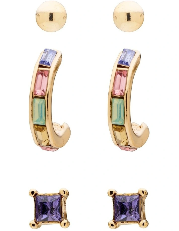 Lone Earring Pack in Purple