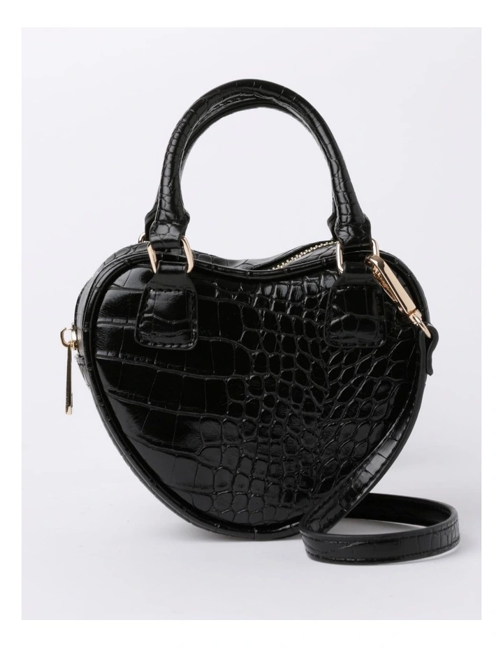 Heart Bag In Black