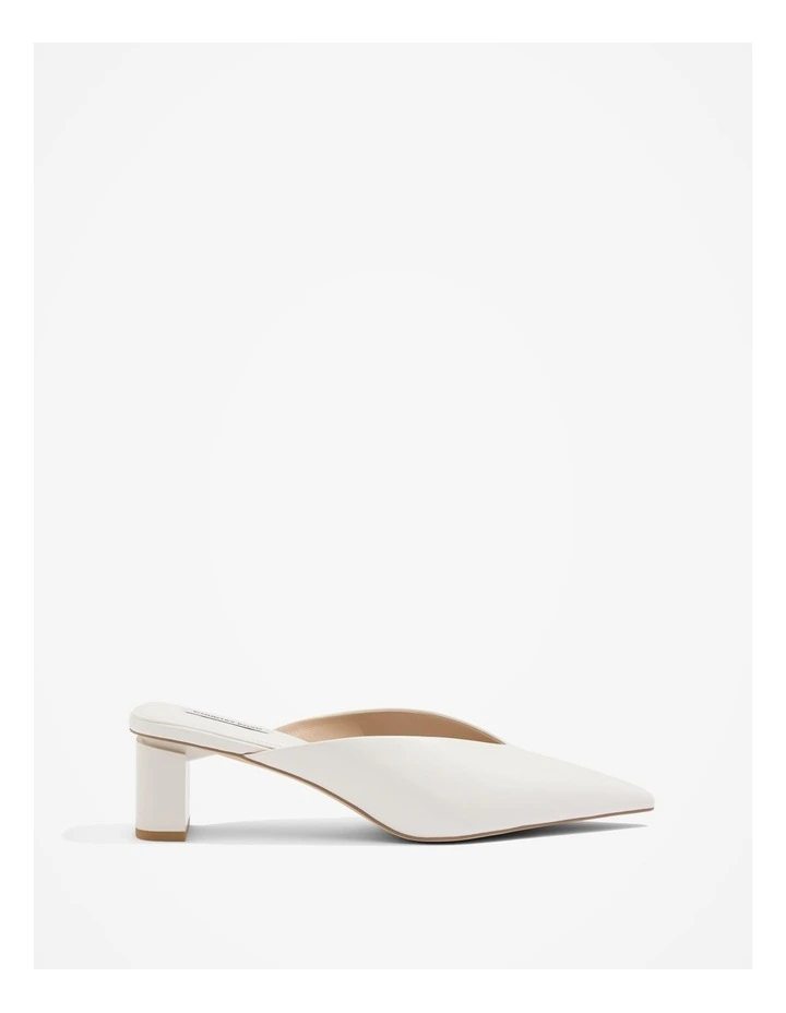 Klara Mid Heel in Blanc