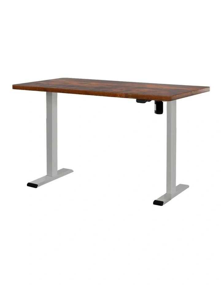 Artiss Electric Standing Desk in Grey/Brown
