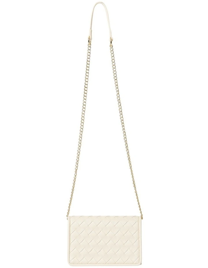 Super Bag in Bone Weave