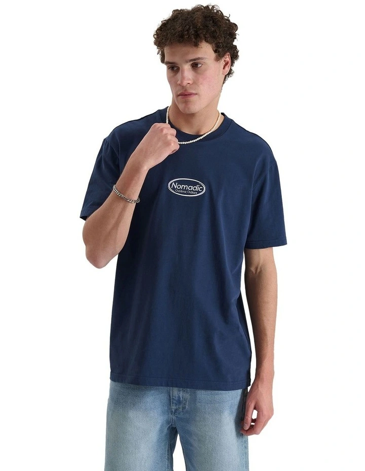 Capri Relaxed Tee in Pageant Blue