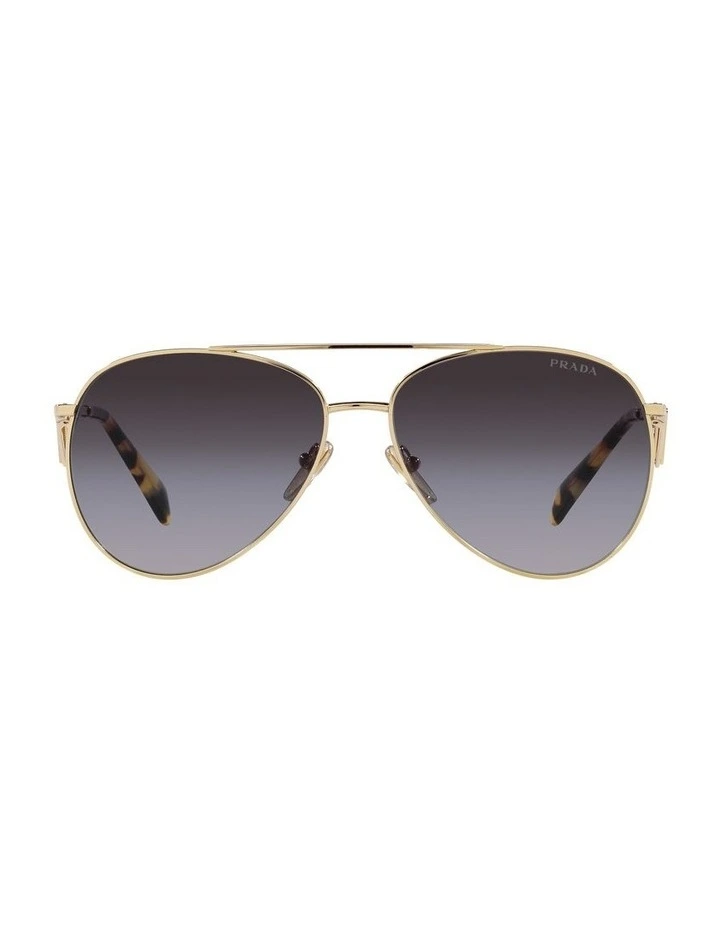 PR 73ZS Sunglasses in Gold