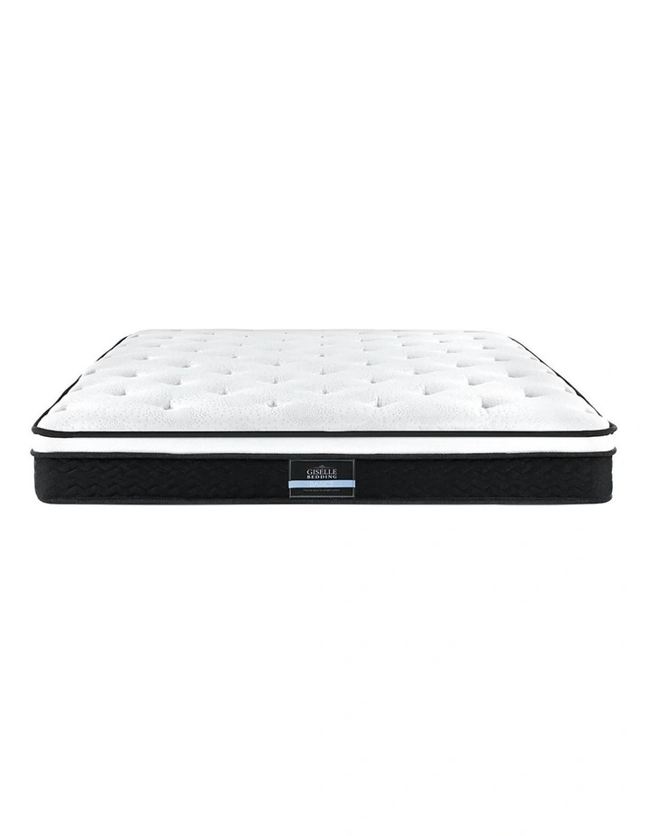 Bonnell Euro Top Spring Foam Double Size Mattress 21cm in White