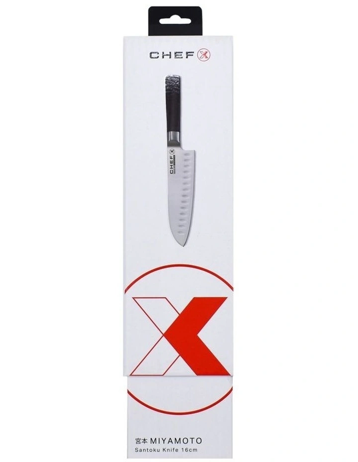 Miyamoto Santoku Knife 16cm in Silver