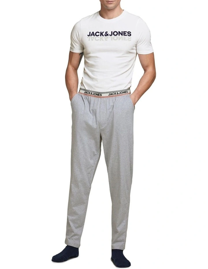 Jones Tee & Pant Lounge Set in Grey