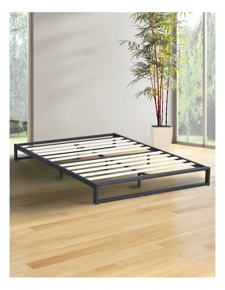 Florence Metal Bed Frame Single in Black
