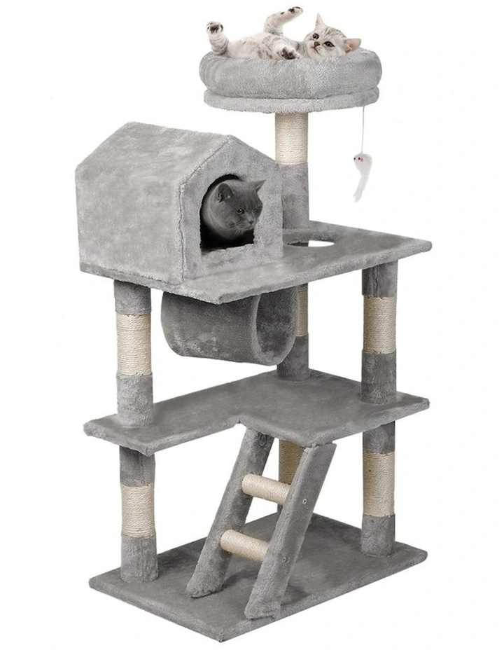 Cat Tree Scratching Post in Grey