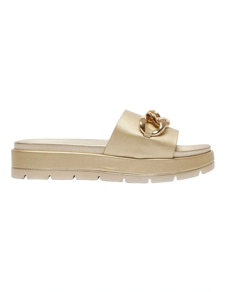 Fiona Sandals in Soft Gold Smooth