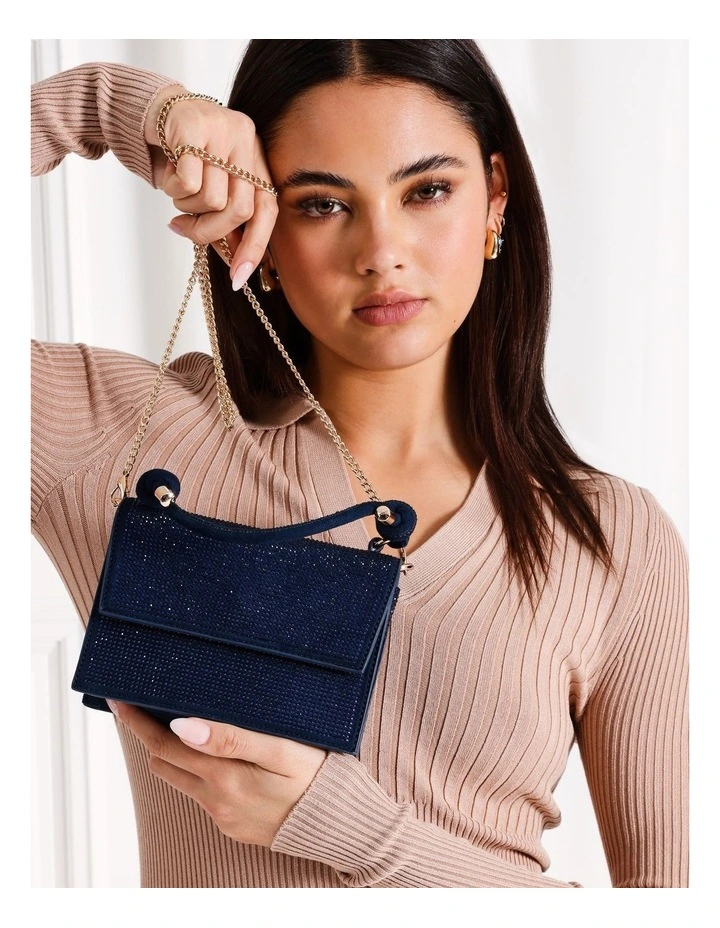 Freya Crossbody Bag in Navy